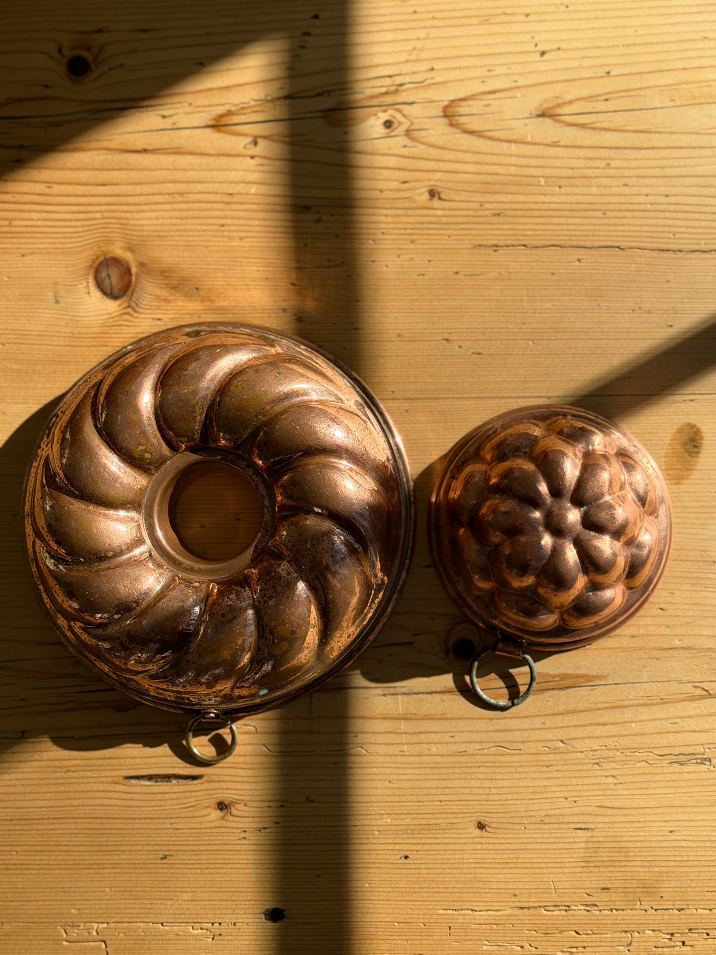 Antique French Copper Bundt Mold