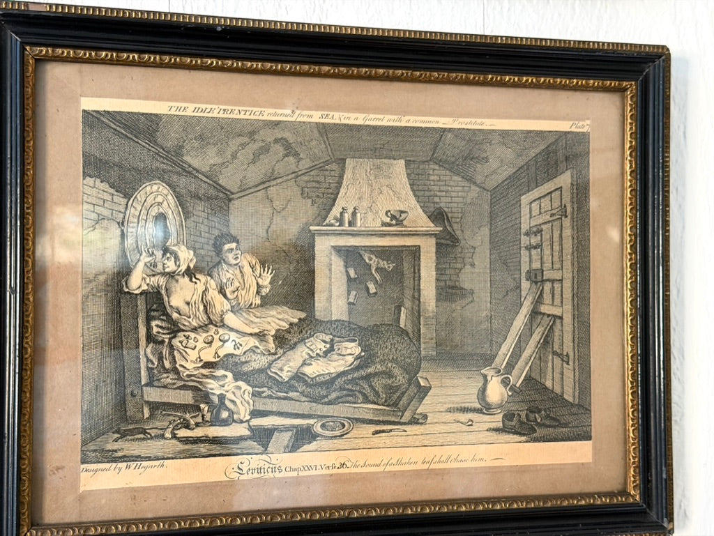 Five Framed Prints after William Hogarth | Industry and Idleness