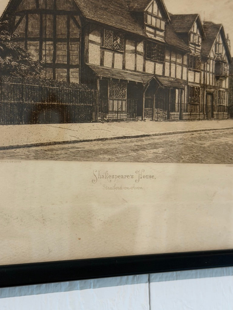 Framed Print of Shakespeare’s House, Stratford-upon-Avon