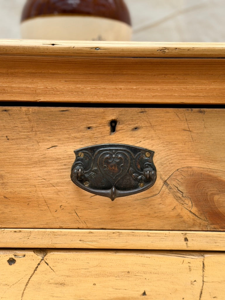 English Victorian Pine chest of drawers
