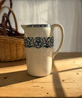 Large French Faience Pitcher – “Roxane” Nouvelles Galeries Paris