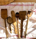 Set of 6 Wooden Cooking Utensils
