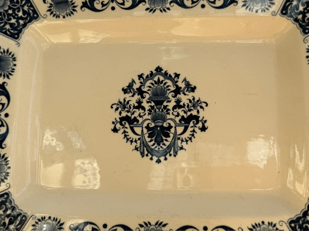 Antique French Gien Faience Serving Platter