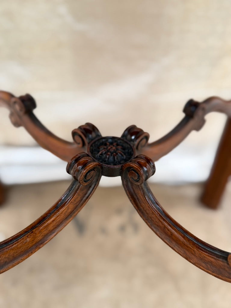 English Mahogany Drop Leaf Table by G.T. Rackstraw