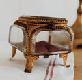 Antique Beveled Glass Souvenir Box, Brussels 1910