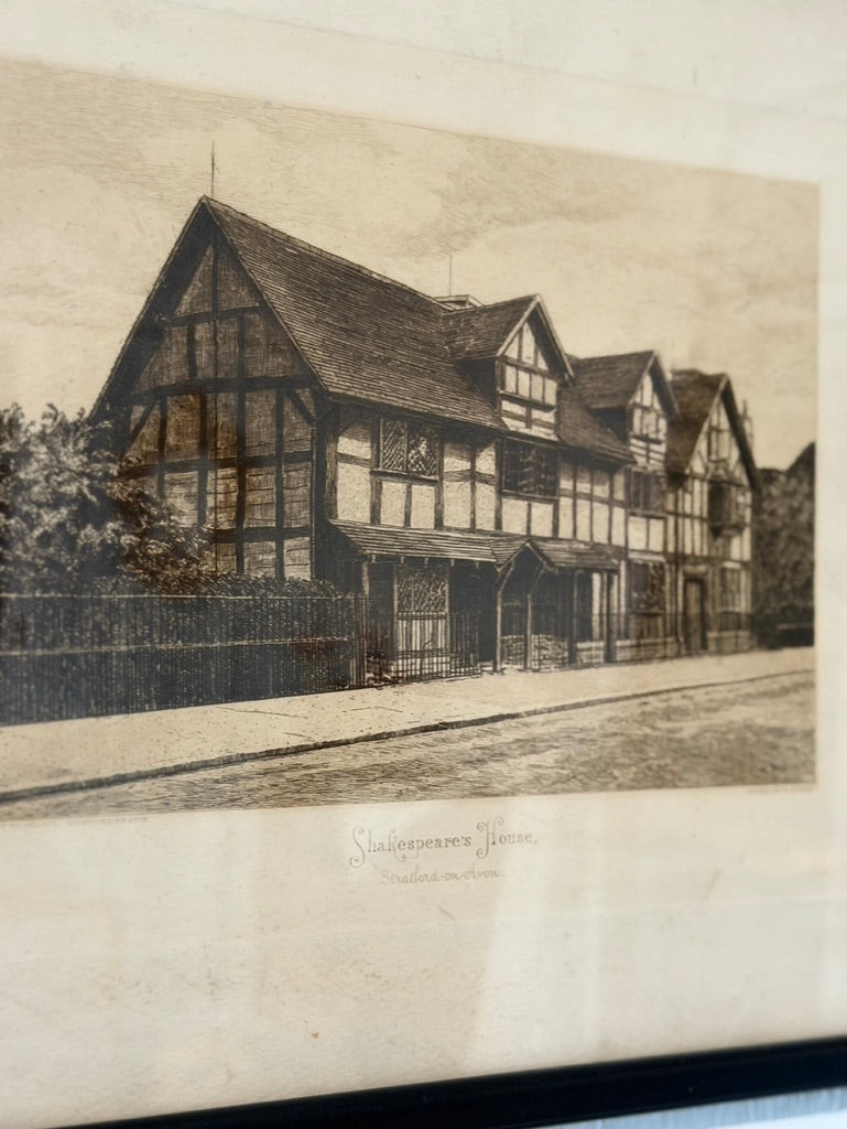 Framed Print of Shakespeare’s House, Stratford-upon-Avon