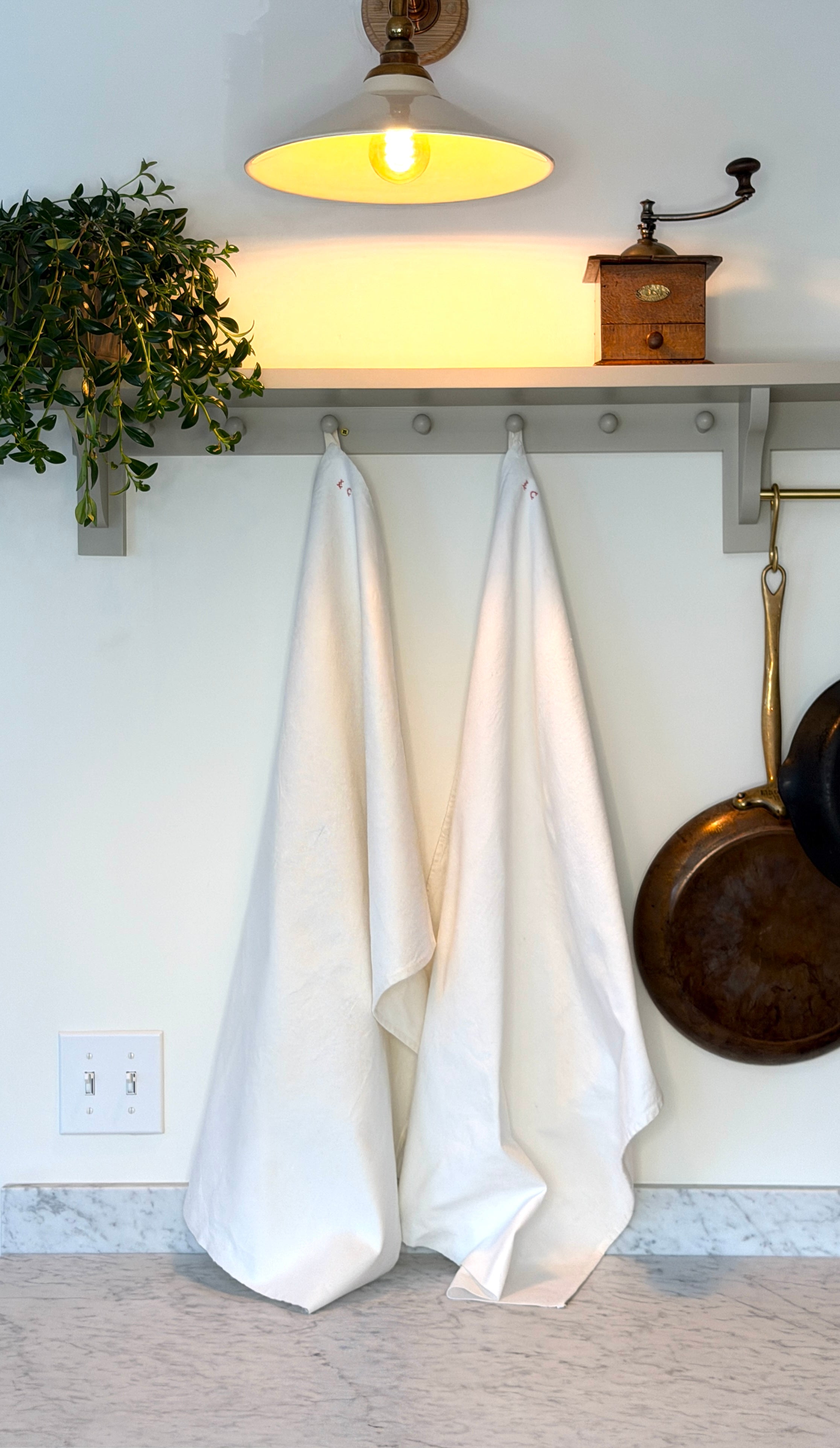 Grand French linen Torchons