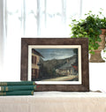 French Village Oil Painting: Framed, Paris Sourced