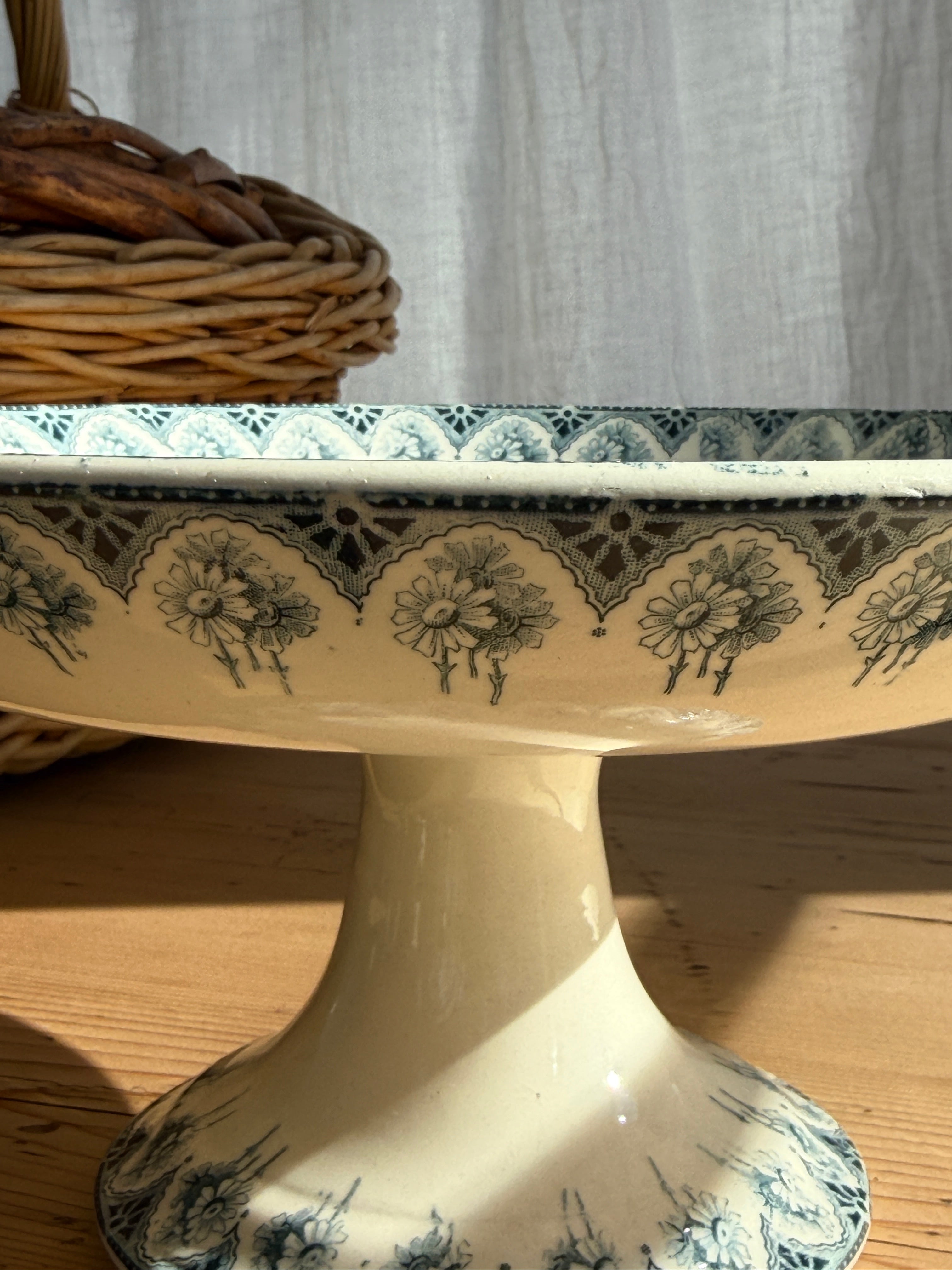 Antique French Terre de Fer Compote – Boulenger