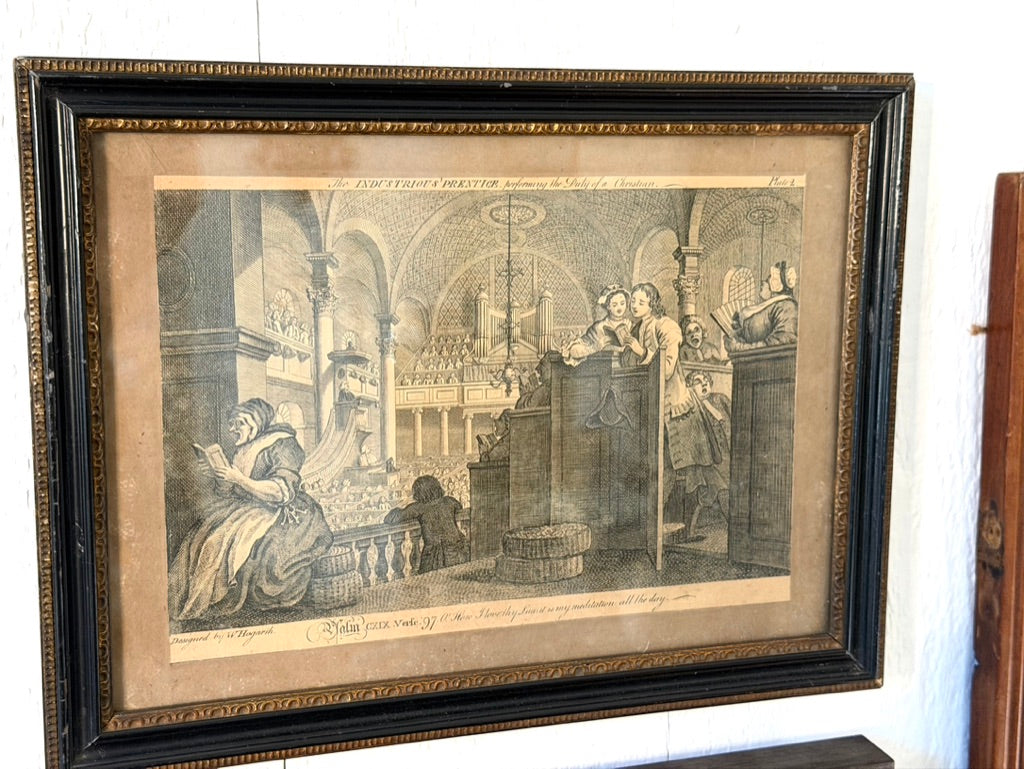 Five Framed Prints after William Hogarth | Industry and Idleness