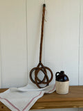 Antique French Rattan Rug Beater