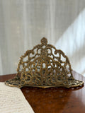 Ornate Brass Letter Rack